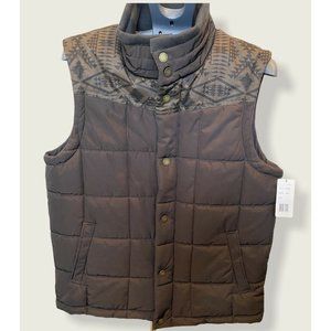 Pendleton Sequoia Puffer Vest Mens Brown Size L